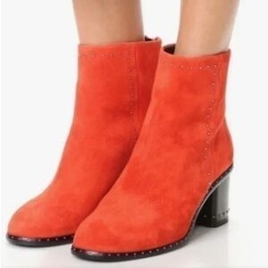 Rag & Bone Willow Stud Chunky Heel Ankle Bootie